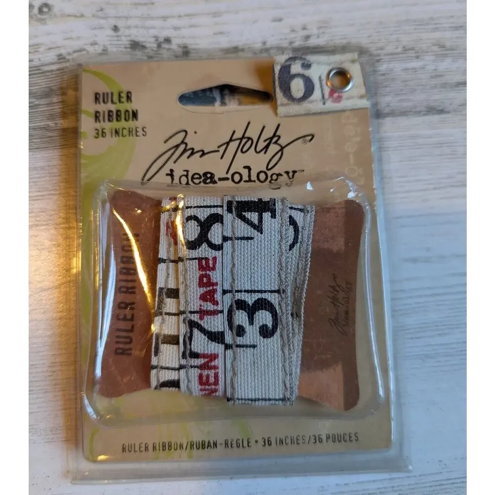 TIM HOLTZ Idea-ology Ephemera Ribbon Gears Steampunk Mixed Media Bundle Lot of 3 - Picture 4 of 11